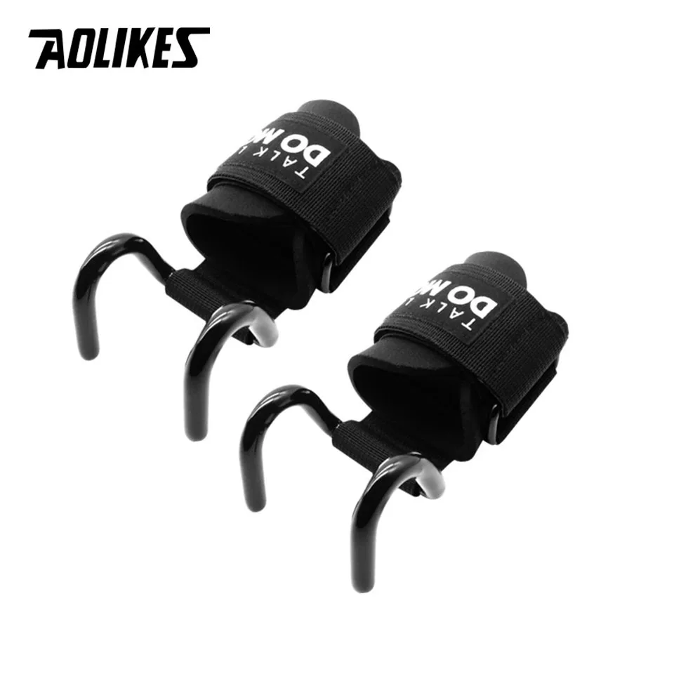 1 Pair Weight Lifting Hook Hand Bar Wrist Straps Glove Weightlifting Strength Training Gym Fitness Hook Support Lift weightlifting gloves,weight lifting wrist straps,weight lifting hooks