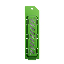 PS5 Slim SSD Heatsink Dust Cover with Enhanced Heat Dissipation and Breathable Metal Design (Green)