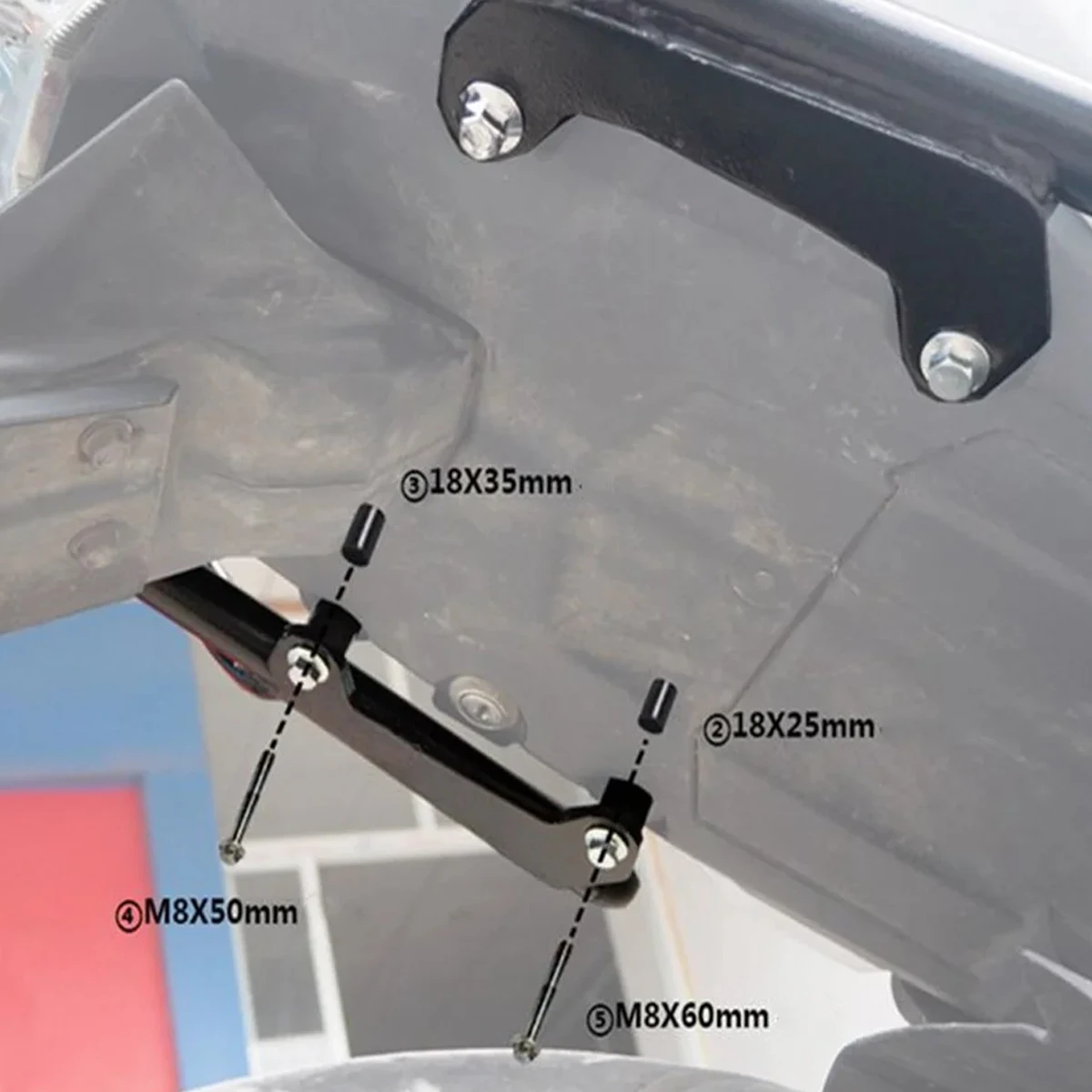 Motorcycle rear rack/trunk rack/luggage rack modification trunk support rear rack Fit For KAWASAKI Z650 Z650RS