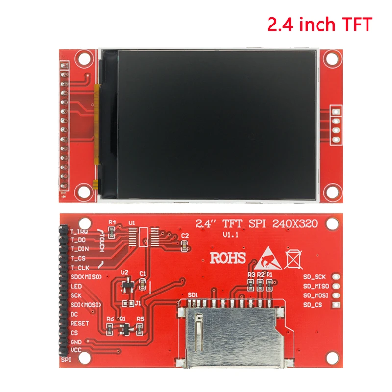 TFT Display 0.96/1.3/1.44/1.8/2.4/2.8 Inch IPS 7P SPI HD 65K TFT Full Color LCD Module ST7735 Drive IC 80*160 For Arduino LCD Display Module