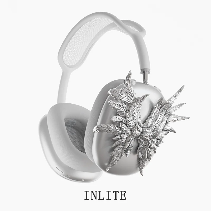 Wings AirPods Max Headphone Protective Cover Liquid Metal Silver