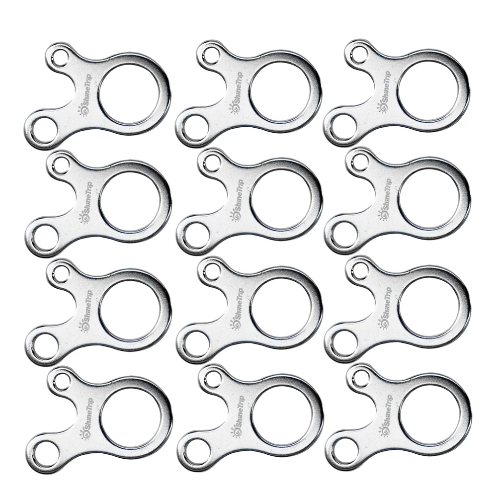 

12 Pcs Camping Wind Rope Buckle Tent Cord Buckles Snails Adjusters Fastener Supplies