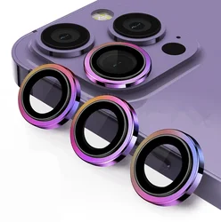 Gold Yellow Camera Lens Protector - Premium Glass Protection Film for IP 15 or 15 Plus (Colorful)