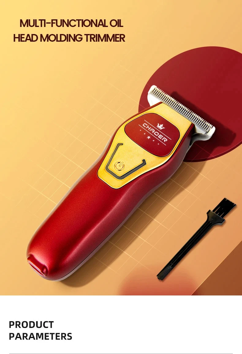 Mini Portable Electric Hair Trimmer - Rechargeable Bald Head Clipper