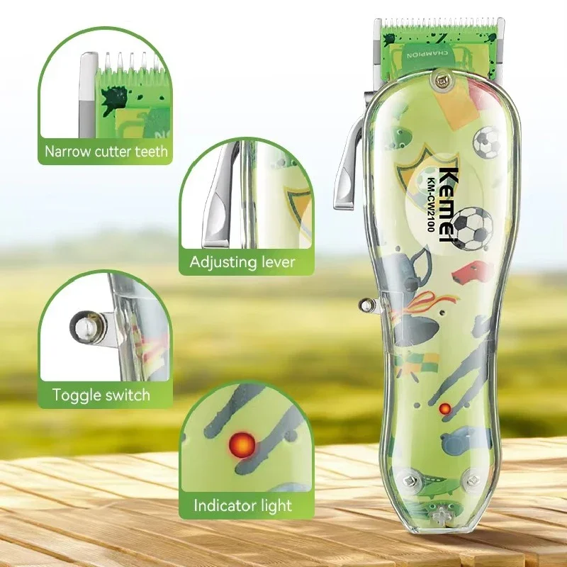 Adjustable Electric Hair Trimmer for Pet Grooming, Dog and Cat Clipper, Rechargeable Shaver