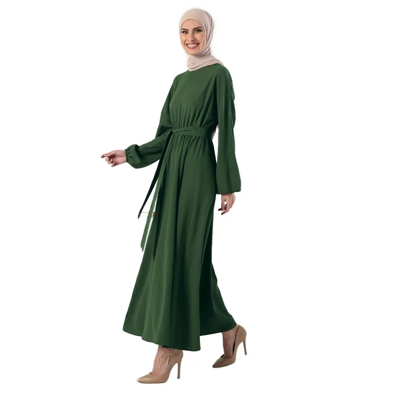 

Women's Abaya for Muslim Women Fashionable Muslim Abaya Dress with Batwing Sleeves Jalabiya for Women Hijab Dress Vestidos