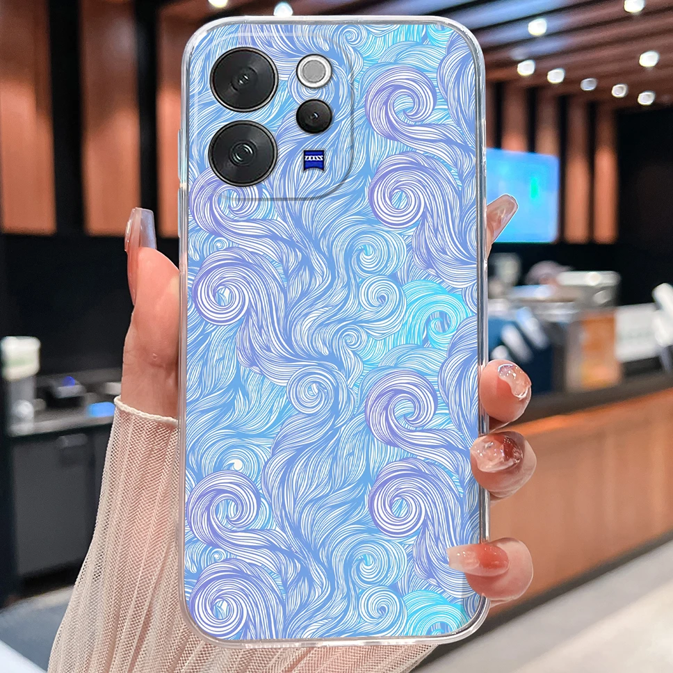 Daisy Floral Clear Shockproof TPU Silicone Phone Case