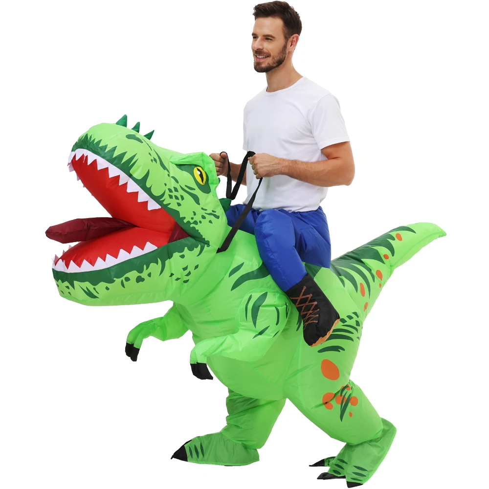 Costume de dinosaure gonflable T-Rex pour adultes et enfants, fête cosplay,  robe de paupières anime, olympiques d'Halloween imbibés pour hommes et  femmes - AliExpress