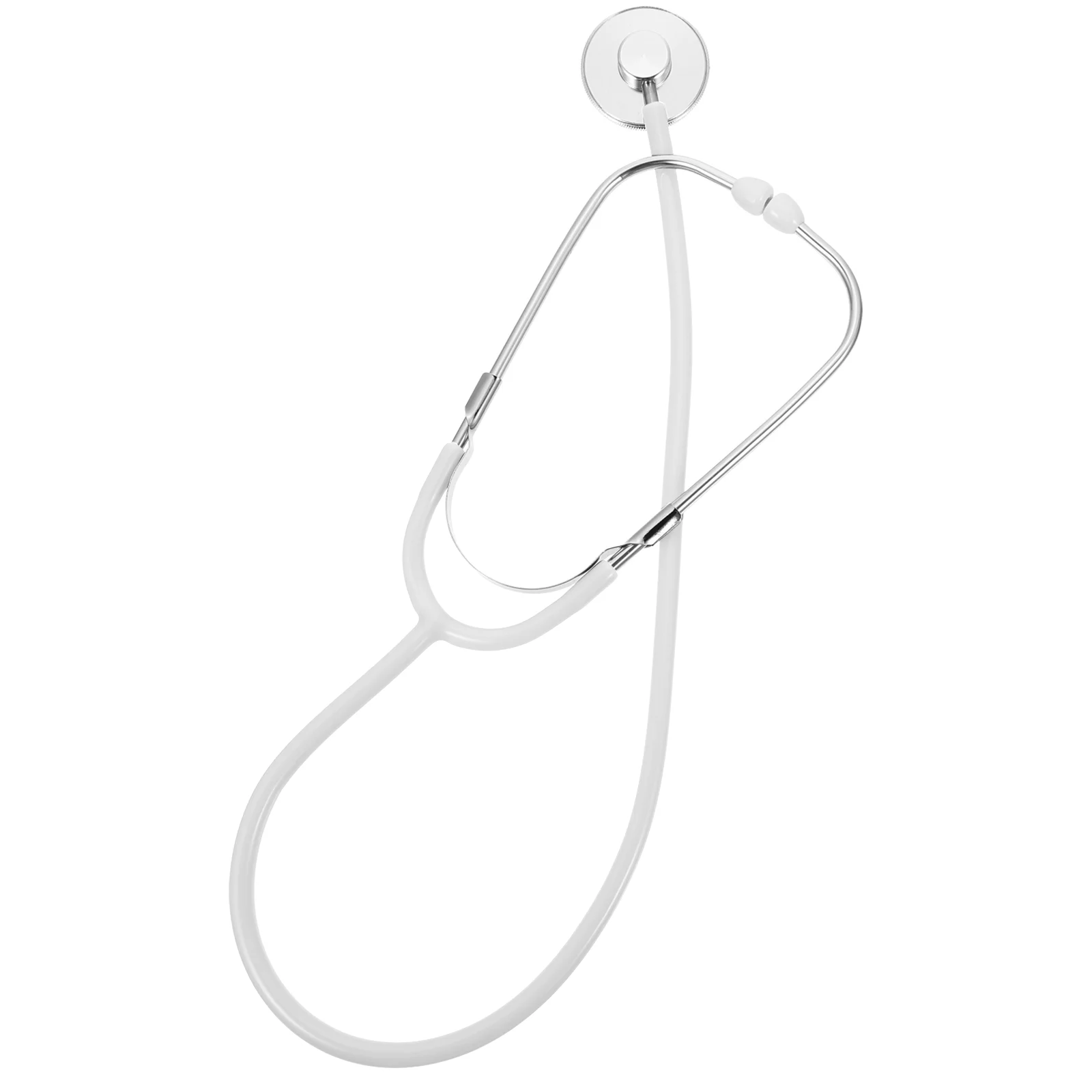

Holiday Party Nurse Stethoscope Props Toy White Color Simulation Metal Simulated Doctor