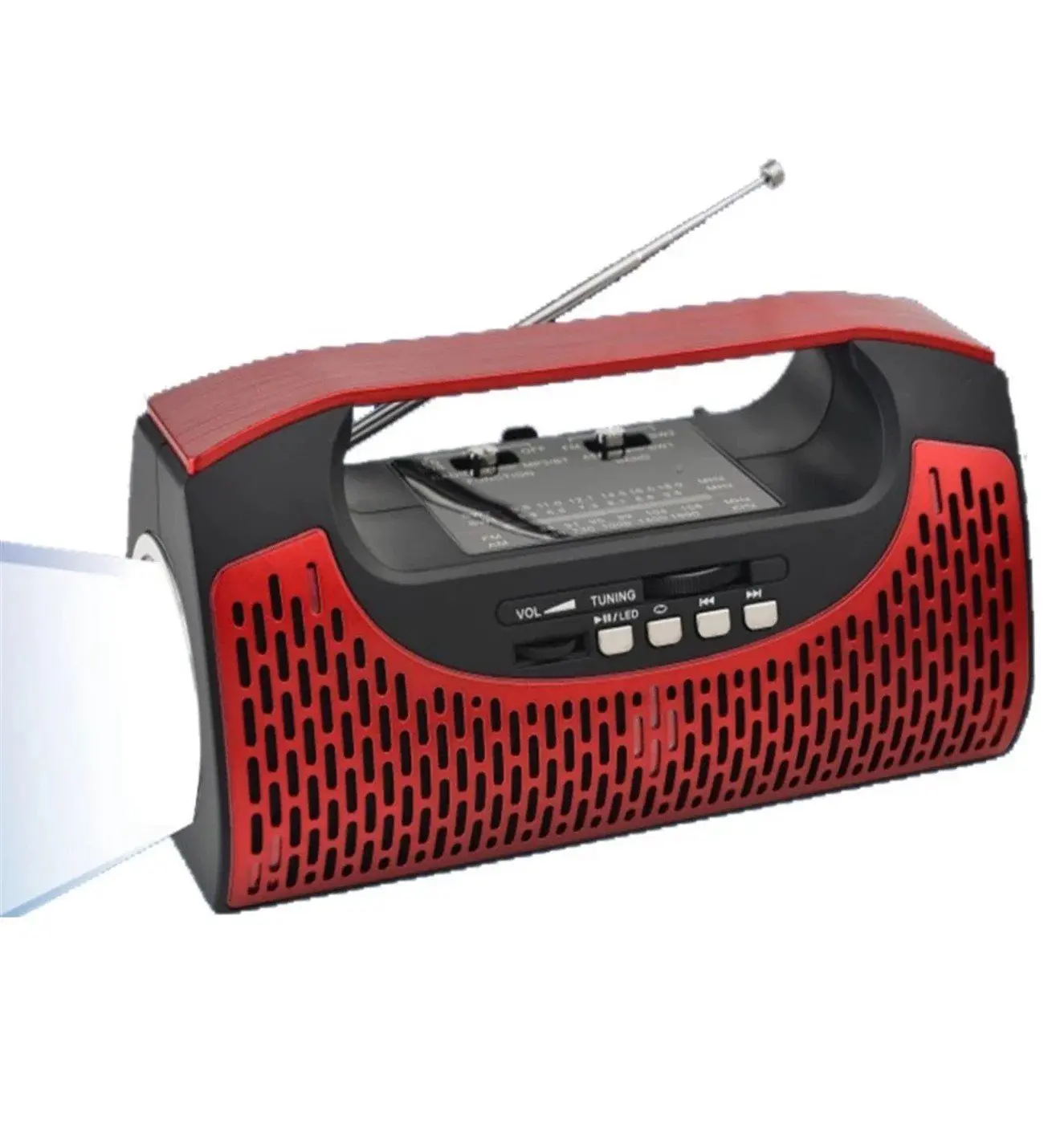 

Portable Hand Fenerli Rechargeable Fm Radio Bluetooth Speaker Camping Flashlight FP-9009BT