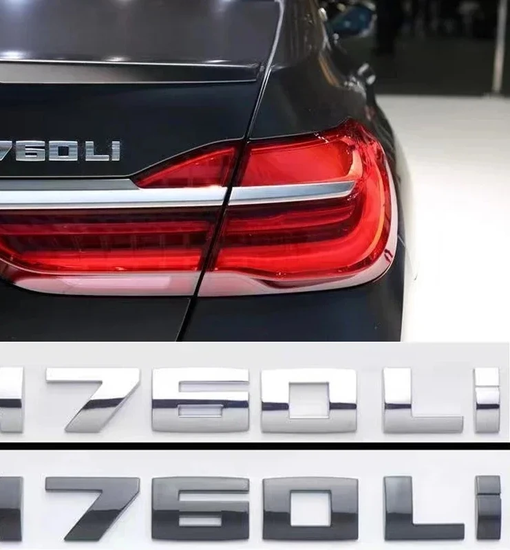 1 Stück Auto-Heckemblem M540Li M550i M435i M425i M450i M535i M435d M425d M450d M535d M550d 4 Farben Passend für Deutsche BMW-Serien – Detail 5