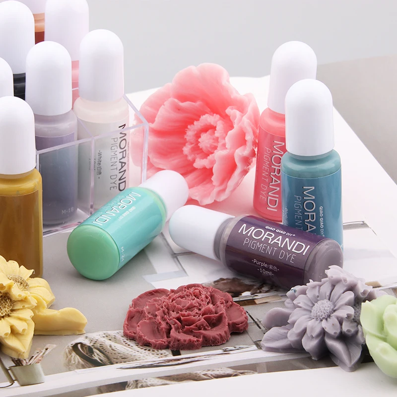 Soy Candle Wax Pigment Candle Dyes Kit Candle Dyes Pigment 24 Color Candle Wax Dye Highly Concentrated Oil-Based Liquid for Soy Wax Making