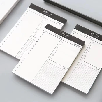 Mini Agenda Settimanale, Organizer da Scrivania con Lista di Controllo, Blocco Note Portatile per Ufficio e Scuola
