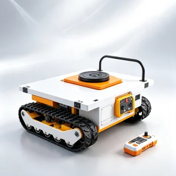 Traslocatore di Attrezzature Elettriche con Controllo RC, Vassoio Girevole, Ruote Resistenti all'Usura, per il Trasferimento di Macchine per Stampaggio a Iniezione in Magazzino