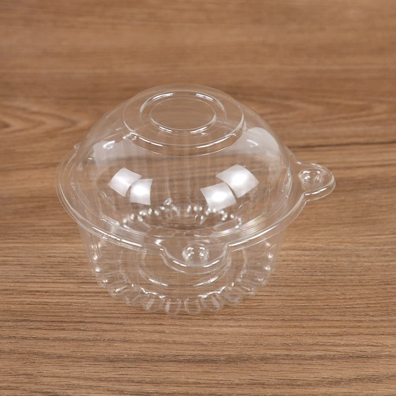 10/50Pcs Clear Cupcake Packaging Boxes, Dessert Donut Muffin Cake Container Holders wit... - SKU CCPB1543 - UGI Packaging