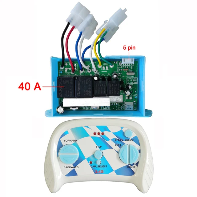 Children's electric car bluetooth remote control receiver with smooth start function,12V rc transmitter all kinds controller 6