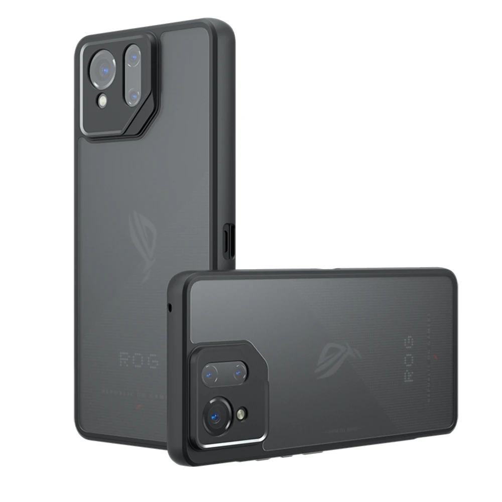 Shockproof Frosted Matte Protective Case with Anti-Fingerprint Transparent Cover
