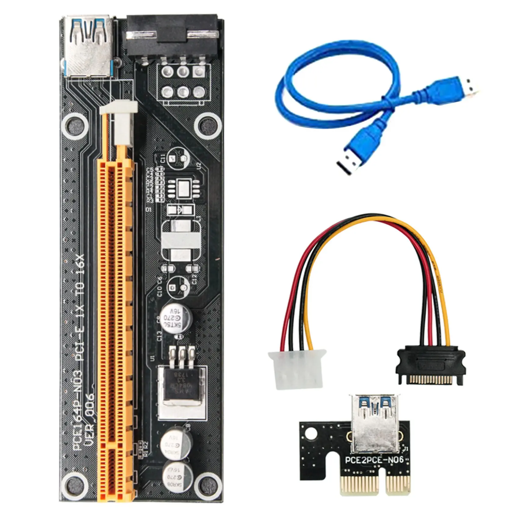 

Карта расширения VER006 USB 3,0 Pci-E, 1X до 16X, 4 контакта