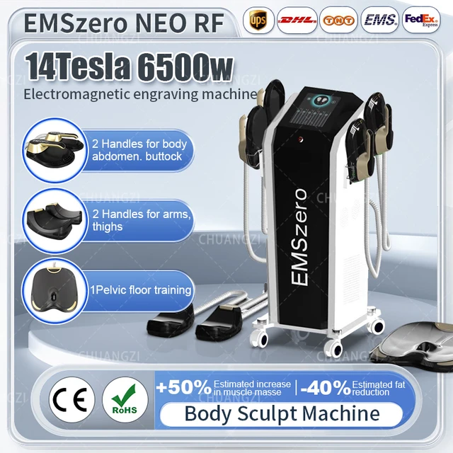 China Updated Version HIEMT 10 Tesla Portable EMS Body Sculpting 4