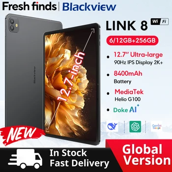 【World premiere】 Blackview Link 8 Tablet 12.7-inch 2k+ 90Hz Display Helio G100 8400mAh Widevine L1 Quad-Speaker Android 15 Pad