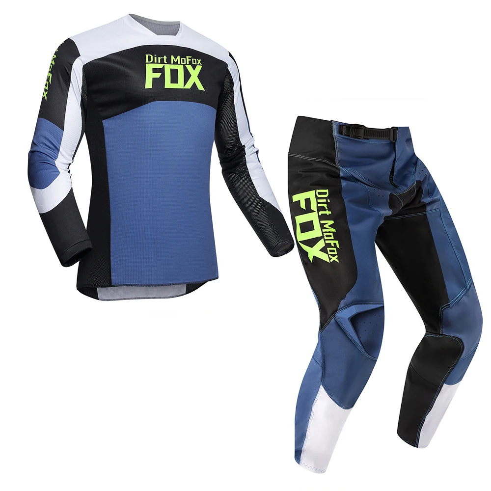 2024 Dirt Mofox Prime Pro Motocross Gear Set Moto Jersey Set Off Road Suit Mx Race Wear Moto Suit Abbigliamento Protettivo Moto
