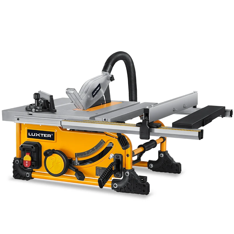 LUXTER Table Saw woodworking table saw 210mm 8 Inch Wood Cutting Saw Dust Free With Extension Portable Woodworking Machine