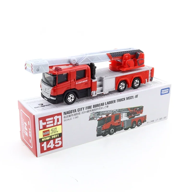 

Takara Tomy Long Type Tomica No.145 Nagoya City Fire 1/90 Metal Alloy Die-casting Car Model Boys Toy Gift Christmas