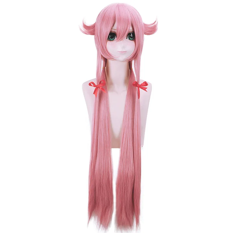 Synthetic Wig The Future Diary Yuno Gasai 80cm Long Women's Cosplay Costume Wig