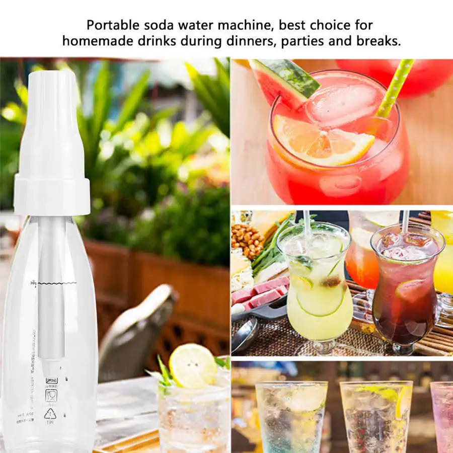 Household Portable Bubble Soda Water Machine Homemade Carbonate Beverage Drink Maker Soda Water