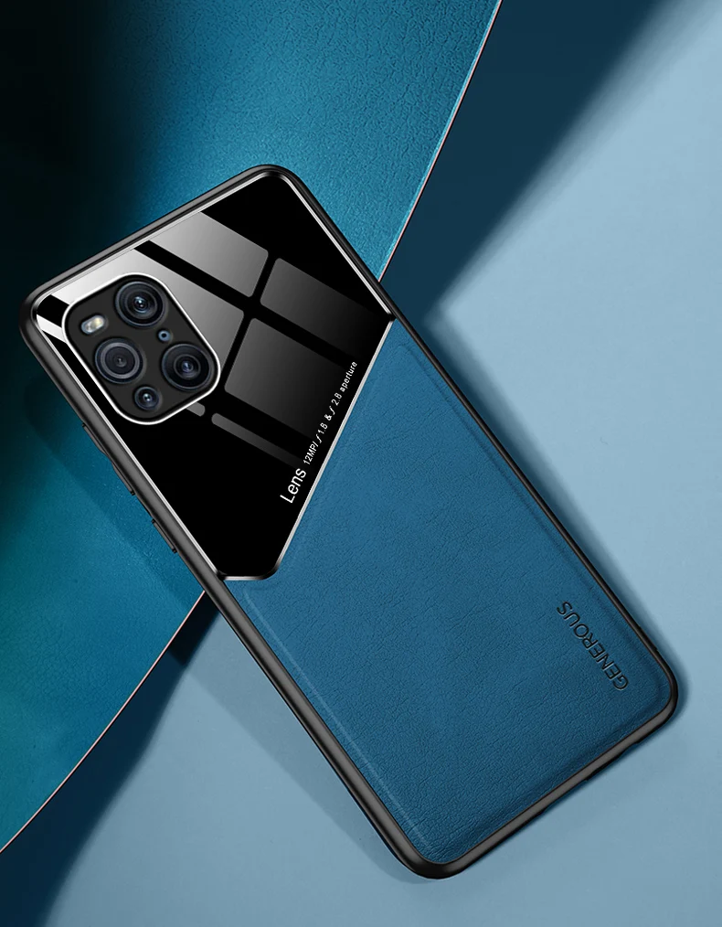 OPPO X3 -kotelo Zroteve-nahkakuvioinen pehmeäkehysinen PC-suojakuori Oppo Find X5 FindX3 Pro Neo FindX5 Lite -puhelimelle_voghion.com