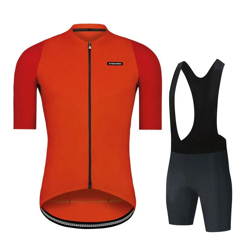 Etxeondo Clothing Cycling Jersey Kits Blue Summer Short Sleeve Bib Shorts Set Quick-dry Racing Maillot Ciclismo Set Bike Uniform 5
