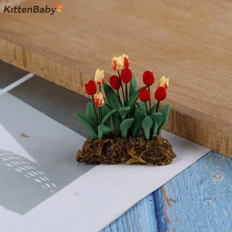 

DIY 1/12 Scale Doll Miniature Resin Flower Children Dollhouse Fairy For 1/12 Dolls House Kitchen Dinning Room Decoration
