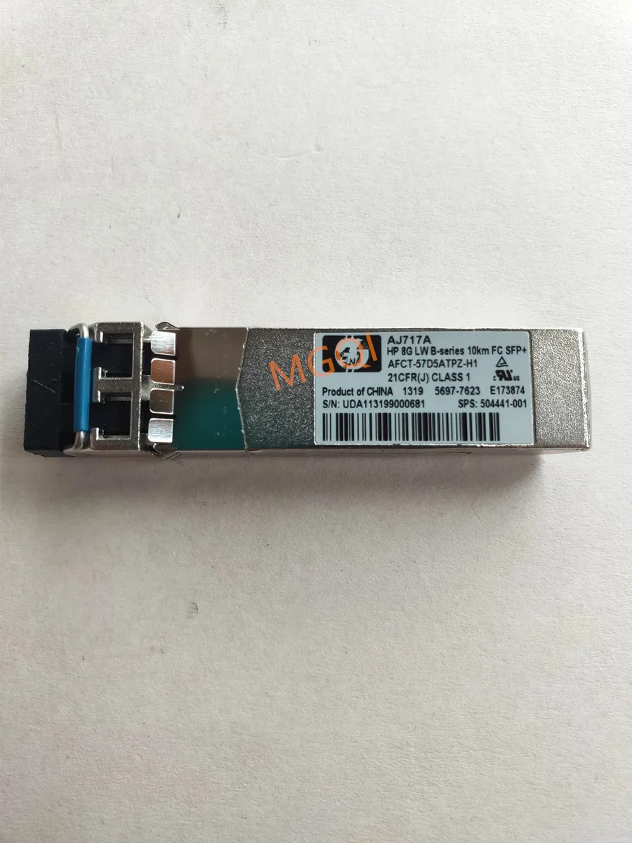 

H-P/AJ717A 8G LW 10km SFP+/AFCT-57D5ATPZ-H1/5697-7623/E173874/504441-001/8G 10KM Single-mode optical transceiver