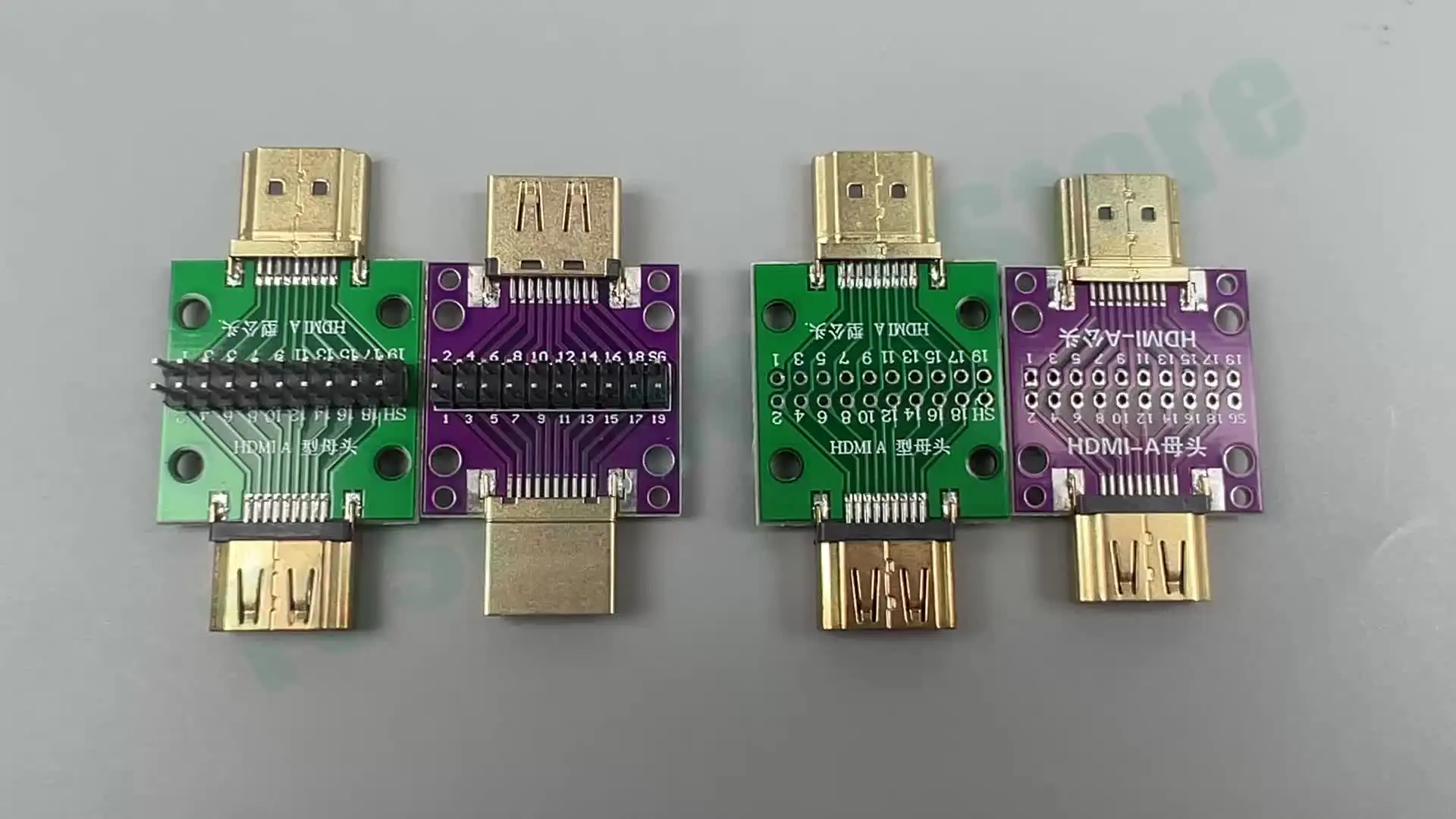 2 Connettori HDMI Maschio-Femmina Con Scheda PCB - Per Test E Riparazioni - Foto 9