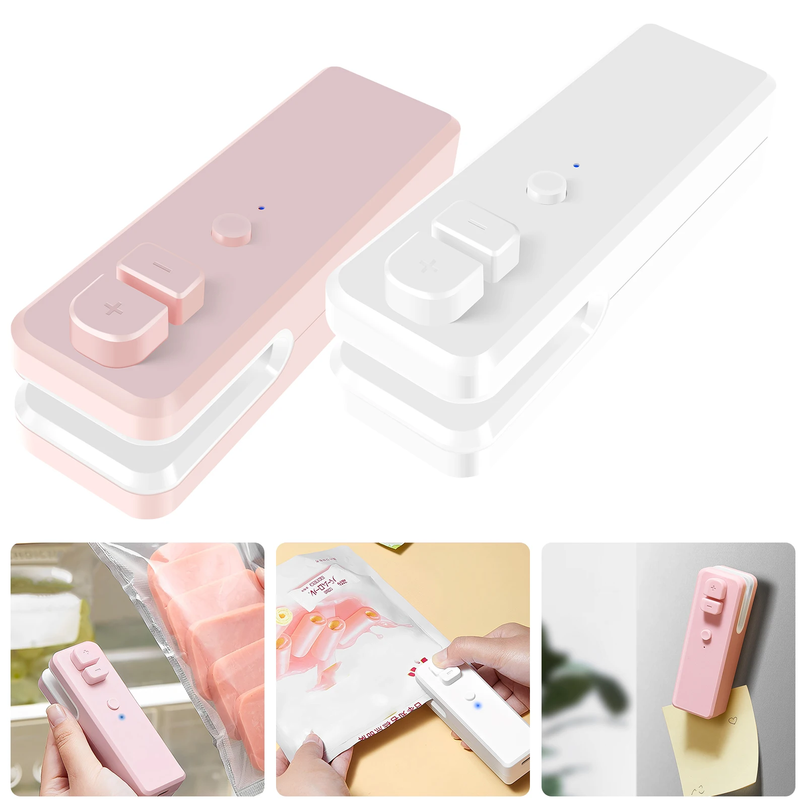 

New Mini Electric Bag Sealer 2 in 1 Small Heat Sealer and Cutter Portable Food Bag Closure Packaging Sealer 400mAh USB