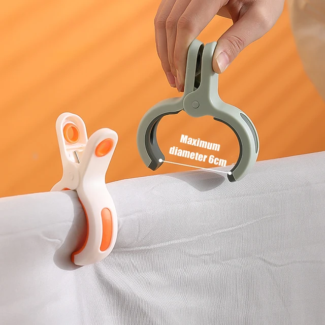 3/1 Százalék Nagy Tengerparti Törülköző Klipek Műanyag Erős Szélálló Ruhák Csapok Paplan Függő Klip Újrafelhasználható Nem Csúszás Rögzített Szárító Ruhacsipesz - Image 3