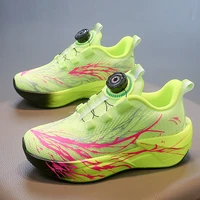 Chaussures de course pour enfants, baskets de Tennis antidérapantes à coussin d'entraînement scolaire, confortables et décontractées à rebond en maille pour enfants 1