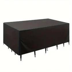 Durable Waterproof Outdoor Furniture Cover - 200x200x85 (Black)