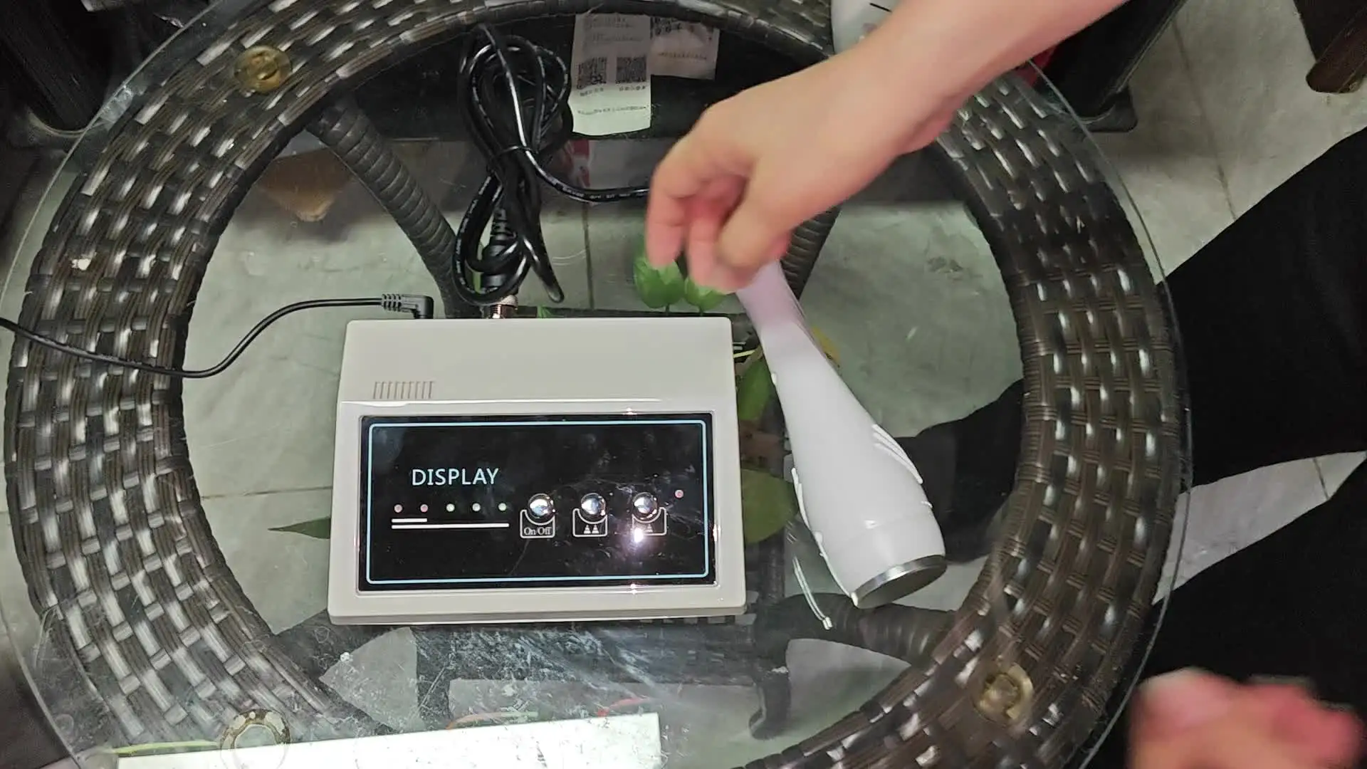 Портативный ультразвуковой терапевтический аппарат 1 МГц косметический массаж