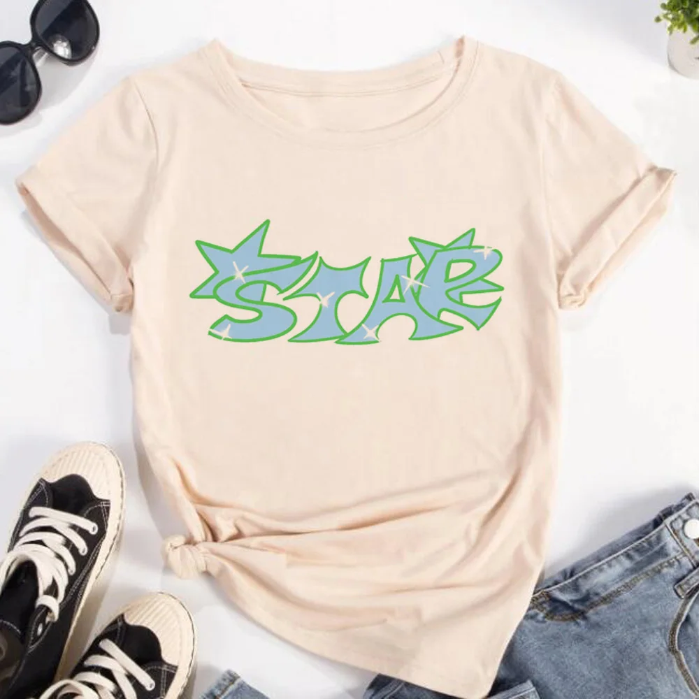 

Звездная девушка Y2k панк тройник Женские аниме японские Y2K футболки для девушек