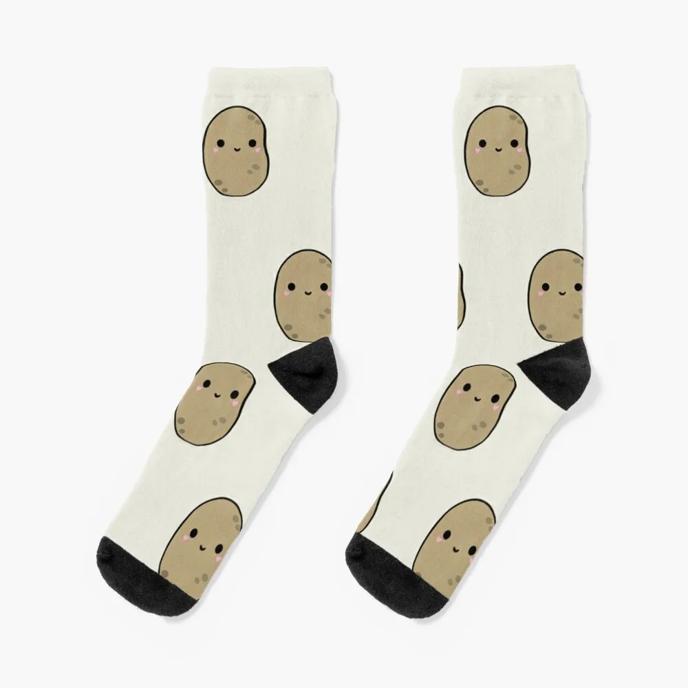 Cute Potatoes Socks Thermal man winter retro winter gifts funny sock Socks Women Men's унитаз подвесной безободковый vincea cute с тонким сиденьем микролифт белый vt1 24