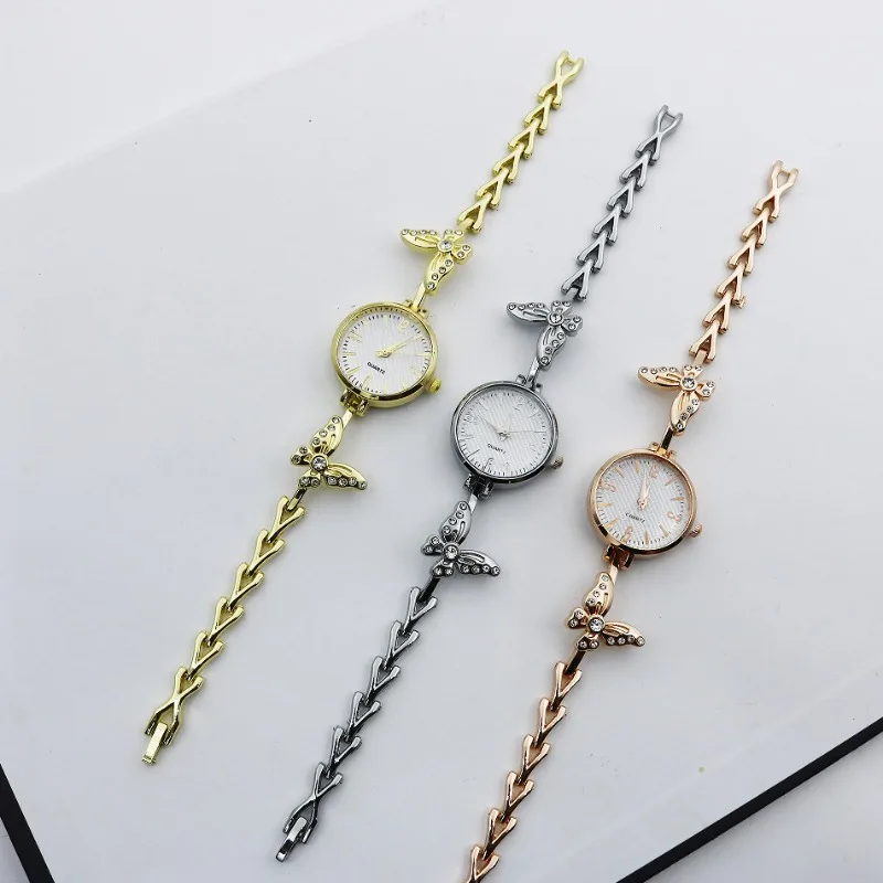 Women Luxury Gold Small Dial Bracelet Watches Stainless Steel Elegant Ladies Quartz Wristwatch Casual Female Clock