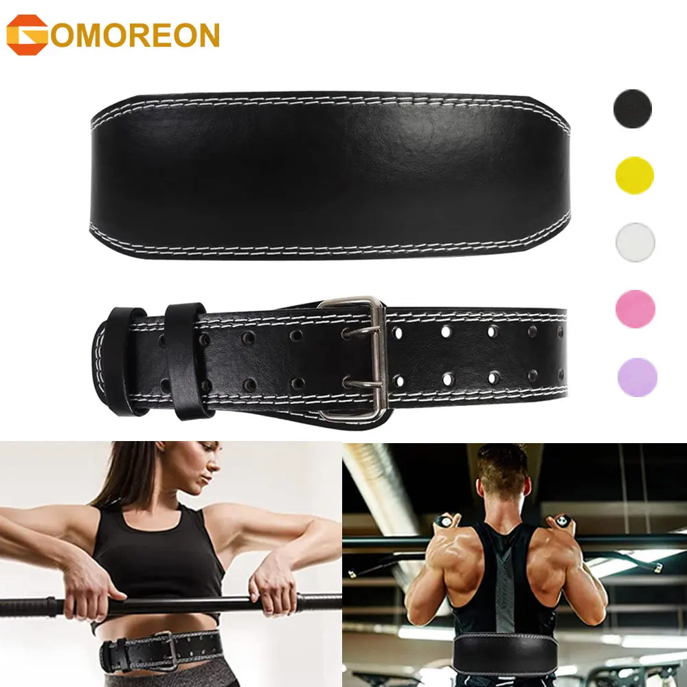 

1Pcs Weight Lifting Belt for Men & Women - UV Leather Gym Belts for Weightlifting, Strength Training, Squat or Deadlift Workout
