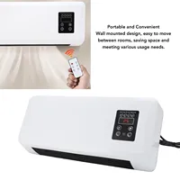 Wall Mounted Air Conditioner Easy To Operate Low Noise Portable Efficient Space Saving Wall Hanging Heater Cooler for Bathroom 5