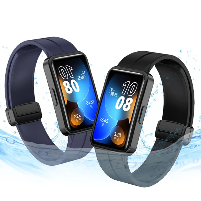 Magnetic Silicone Sport Strap Replacement Wristband Bracelet