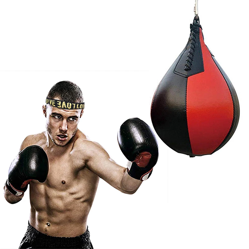 Boxing Equipment PU Leather Inflatable Reflex Fight Speed Balls Fitness Training,Head Mounted Speed Ball,Boxing Punching Bag,Boxing Speed Ball,Boxing Reaction Ball
