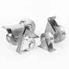 304 V/U/H Stainless Steel Tripod Pulley Wire Rope Lifting Bearing Pulley Hanging Wheel Sliding Doors Track Wheel Pulley Hardware 5