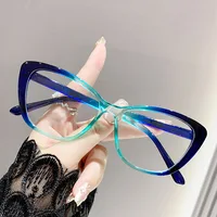 Mode dames lunettes de lecture femmes hommes à la mode Design de luxe presbytie lunettes oeil de chat Anti-lumière bleue lunettes pour femme 1