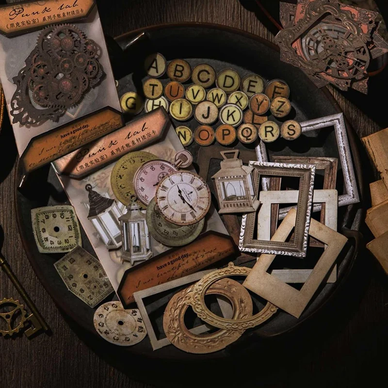 

120 шт., маленькая фотография в стиле стимпанк