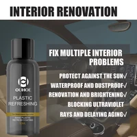 30ml/50ml Car Plastic Restorer Waterproof Plastic Refurbisher Rainproof Plastic Refreshing Coating Automotive Interior Cleaning 2